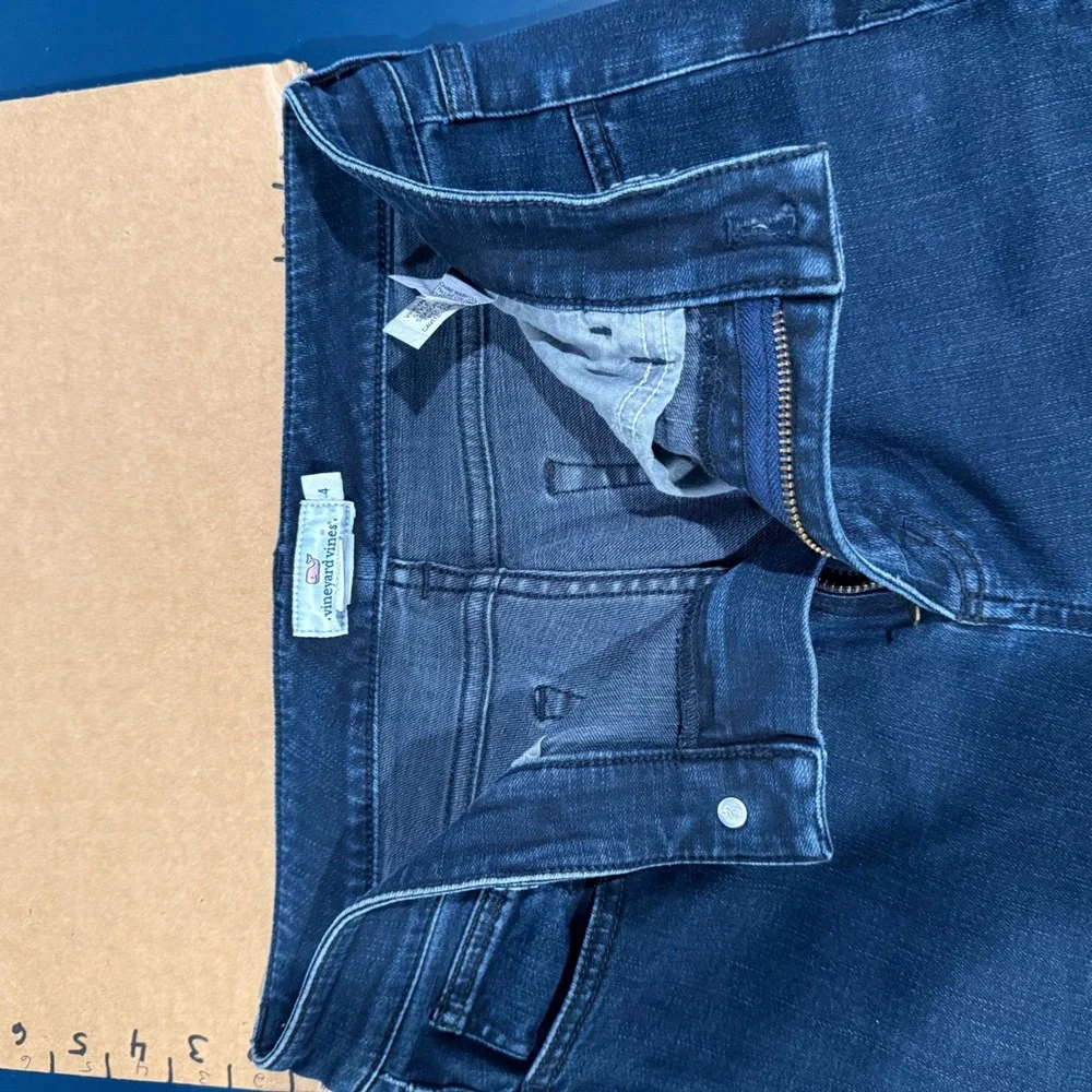 Vineyard Vines Women Size 4 Skinny‎ Jeans Dark Wash Stretch Denim Mid Rise